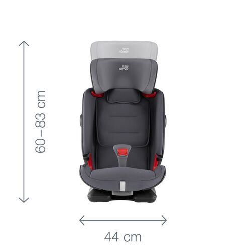 Scaun auto Advansafix IV R Grey Marble Britax-Romer 2019, Culoare: Gri deschis, Grupa: 9-36kg (9 luni - 12 ani) - poza 5 - ExclusivMAG.ro