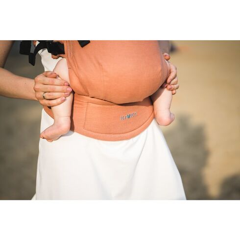 Kavka - Marsupiu ergonomic 2 in 1, Peach Linen - poza 4 - ExclusivMAG.ro