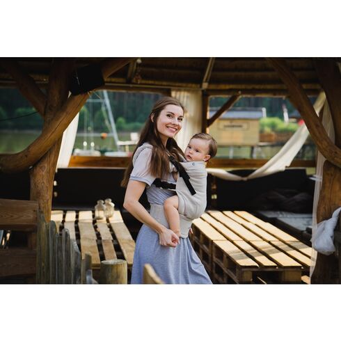 Kavka - Marsupiu ergonomic 2 in 1, Sandy Herringbone,poza 2