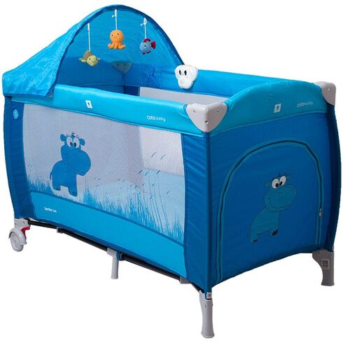 Pat pliant Samba Lux Albastru - Coto Baby