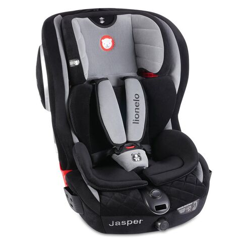Scaun auto Lionelo Jasper, cu Isofix, 9-36 Kg, Grey, Culoare: Gri, Grupa: 9-36kg (9 luni - 12 ani)