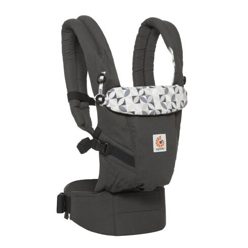 Marsupiu Adapt Graphic Grey 0 luni+ Ergobaby  - ExclusivMAG.ro