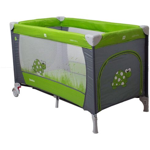 Patut pliabil Samba Gri/Verde - Coto Baby