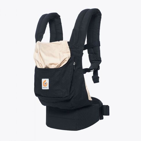 Marsupiu Original Black & Camel Ergobaby