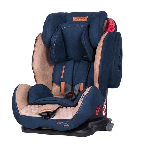 Scaun auto SPORTIVO cu ISOFIX Blue Coletto, Culoare: Blue, Grupa: 9-36kg (9 luni - 12 ani)  - ExclusivMAG.ro