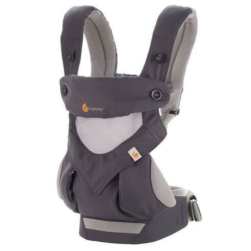 Marsupiu Cool Air Carbon Grey 4 Pozitii 360 Ergobaby