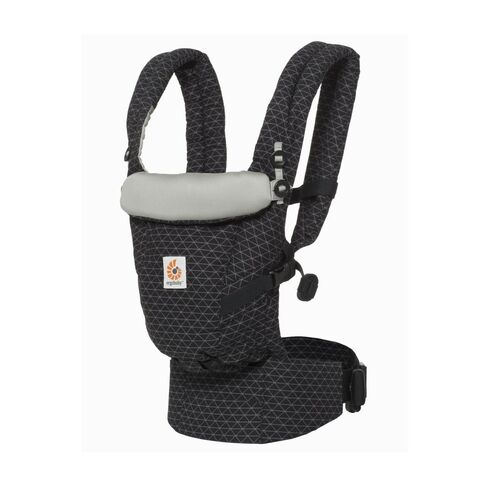 Marsupiu Adapt Geo Black 0 luni+ Ergobaby, Culoare: Negru  - ExclusivMAG.ro
