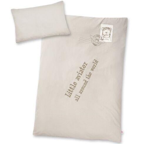 Set lenjerie patut 2 piese Little Aviator - Candide