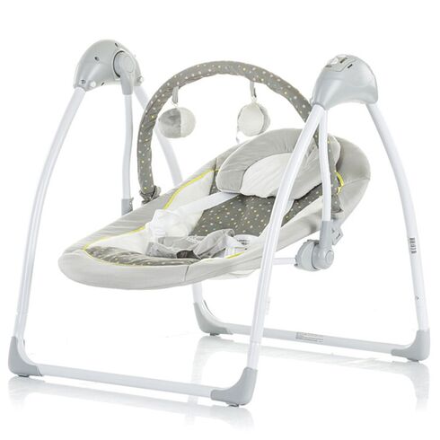 Leagan electric Aria cu telecomanda grey stars - Chipolino