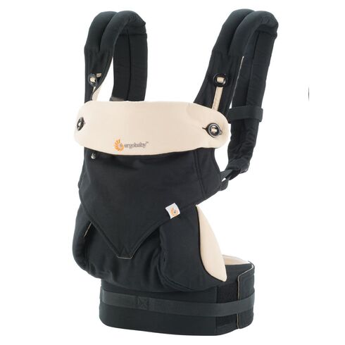 Marsupiu Ergobaby 4 Pozitii 360 Black & Camel Ergobaby