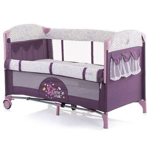 Patut pliabil Merida amethyst cu laterala culisanta - Chipolino
