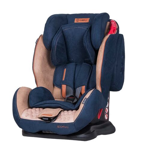 Scaun auto SPORTIVO Blue Coletto, Culoare: Albastru, Grupa: 9-36kg (9 luni - 12 ani)