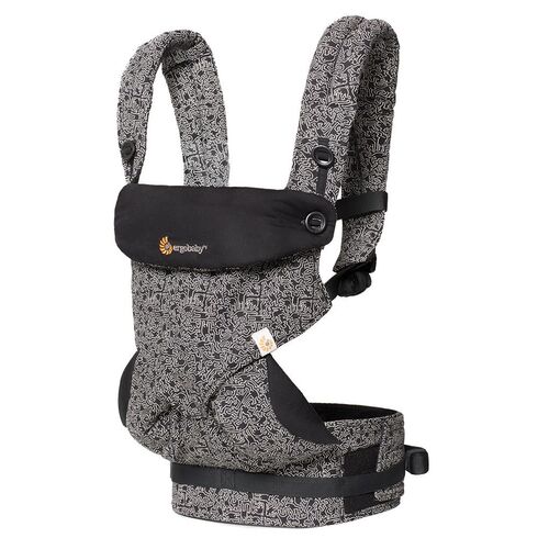 Marsupiu Ergobaby 4 Pozitii 360 Keith Haring Black Ergobaby  - ExclusivMAG.ro