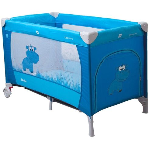 Patut pliabil Samba Albastru - Coto Baby