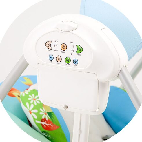 Leagan si balansoar electric Sonata mushroom - Chipolino