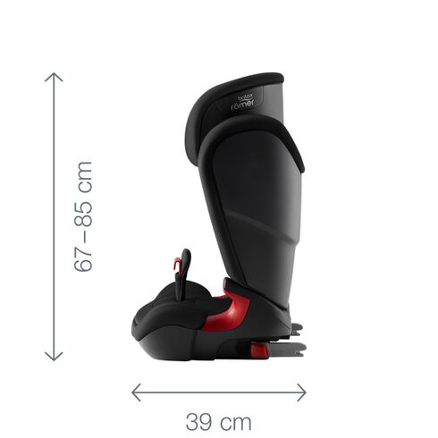Scaun auto Kidfix 2 R Cosmos Black Britax-Romer, Culoare: Gri/Negru, Grupa: 15-36kg (4 ani - 12 ani) - poza 6 - ExclusivMAG.ro