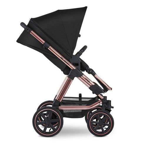Carucior 2 in 1 Viper 4 Rose Gold Diamond Edition Abc Design 2020, Culoare: Negru,poza 5