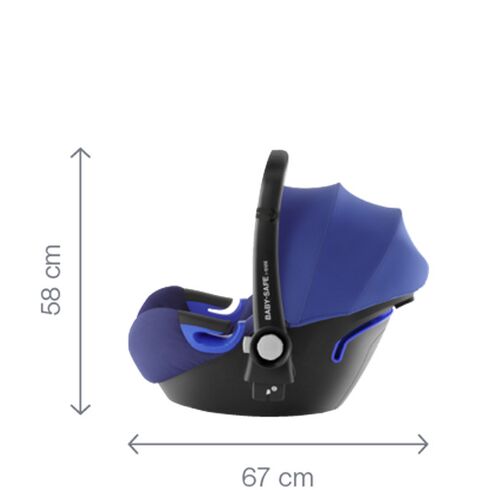 Scaun auto BABY-SAFE 2 i-SIZE Blue Marble Britax-Romer, Culoare: Albastru, Grupa: 0-13kg (0 luni - 12 luni),poza 3