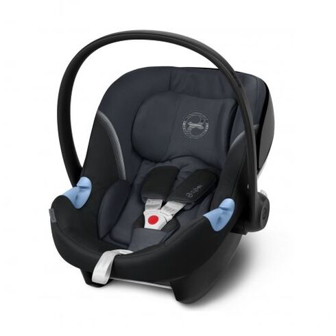 Scoica auto Cybex Aton M i-Size Granite Black, Culoare: Gri/Negru, Grupa: 0-13kg (0 luni - 12 luni)