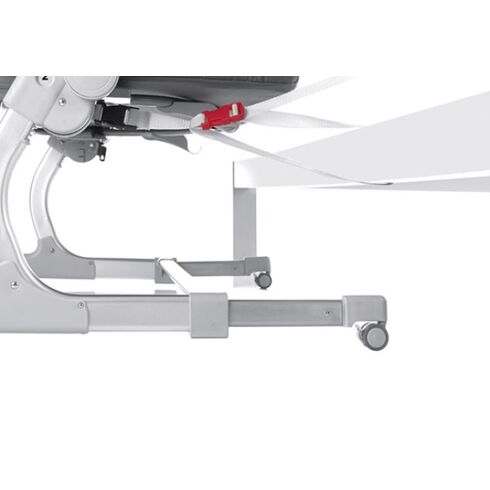 Patut multifunctional Jane Baby Side Star, Culoare: Alb/Gri,poza 2