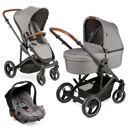 Carucior Catania 4 Set woven graphite Circle by ABC Design, Culoare: Gri
