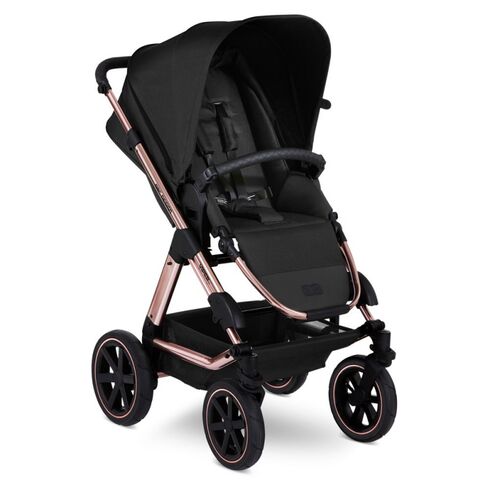 Carucior 2 in 1 Viper 4 Rose Gold Diamond Edition Abc Design 2020, Culoare: Negru,poza 2