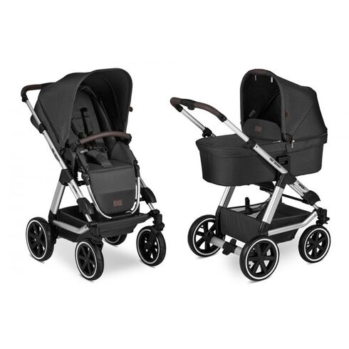 Carucior 2 in 1 Viper 4 FOX Fashion ABC Design 2020, Culoare: Gri/Negru