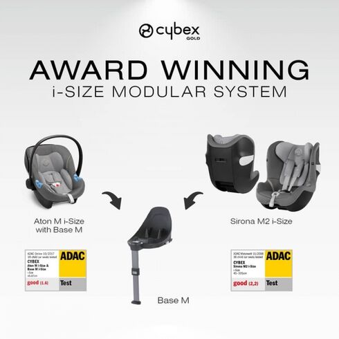 Scoica auto Cybex Aton M i-Size Soho Grey, Culoare: Gri, Grupa: 0-13kg (0 luni - 12 luni),poza 5  - ExclusivMAG.ro Scoica auto Cybex Aton M i-Size Soho Grey, Culoare: Gri, Grupa: 0-13kg (0 luni - 12 luni),poza 5