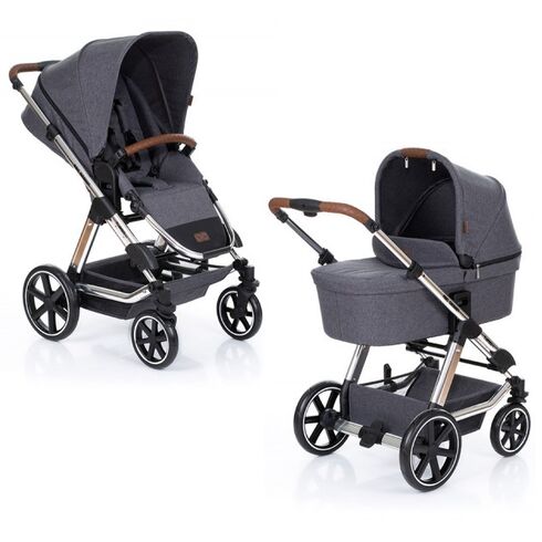 Carucior Turbo 4 T Asphalt Diamond Abc Design, Culoare: Gri