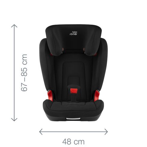 Scaun auto Kidfix 2 R Cosmos Black Britax-Romer, Culoare: Gri/Negru, Grupa: 15-36kg (4 ani - 12 ani) - poza 5 - ExclusivMAG.ro