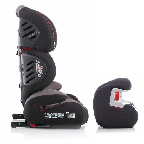 Scaun auto Isofix Jane Monte Carlo R1 Xtend Jet Black, Culoare: Gri/Negru, Grupa: 9-36kg (9 luni - 12 ani),poza 3