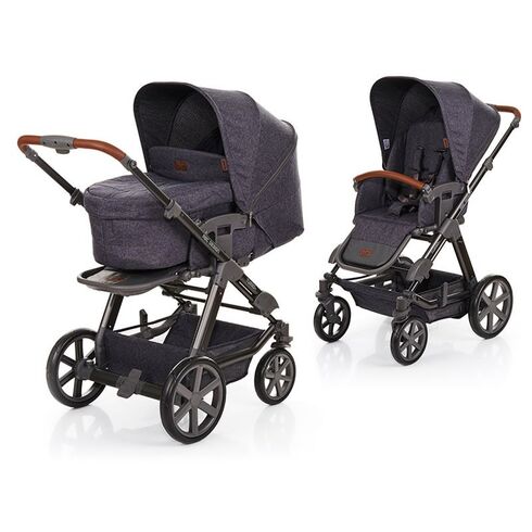 Carucior Turbo 4 Street ABC Design, Culoare: Gri/Negru