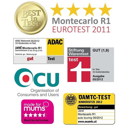 Scaun auto Isofix Jane Monte Carlo R1 Xtend Jet Black, Culoare: Gri/Negru, Grupa: 9-36kg (9 luni - 12 ani),poza 10