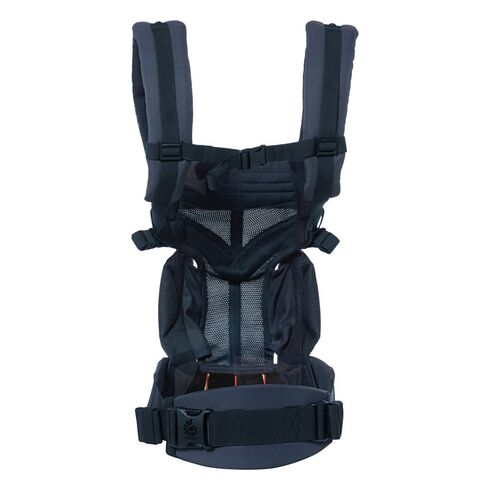 Marsupiu Ergobaby Omni 360 Cool Air Mesh Pink Stripes, pana la 20 KG, Culoare: Albastru,poza 4