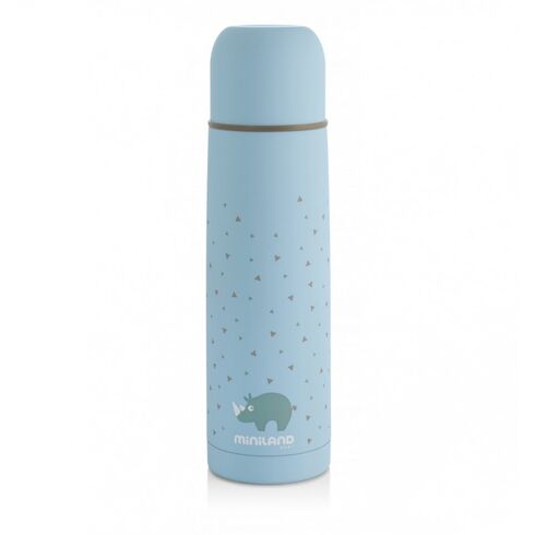 Termos lichide Silky Blue 500 ml Miniland Baby, Culoare: Albastru, Cantitate: 500ml