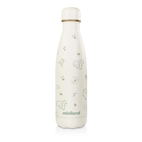 Sticla Termos 500 ml Natur Chip Miniland Baby, Culoare: Turquoise, Cantitate: 500ml