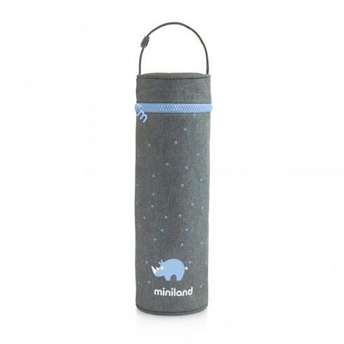 Gentuta Izoterma Thermibag Silky 500 ml Azure Miniland, Culoare: Albastru, Cantitate: 500ml