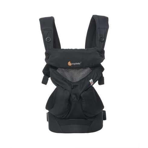 Marsupiu Ergobaby 4 Pozitii 360 Cool Air Onyx Black, pana la 20 Kg  - ExclusivMAG.ro