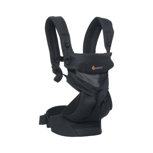 Marsupiu Ergobaby 4 Pozitii 360 Cool Air Onyx Black, pana la 20 Kg - poza 3 - ExclusivMAG.ro