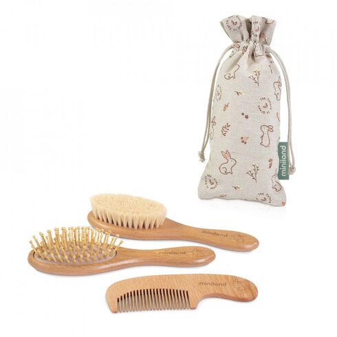Set ingrijire par Natur Bunny Miniland Baby, Culoare: Roz