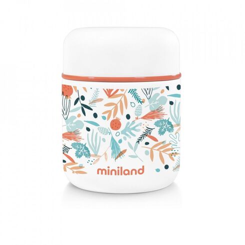 Termos Mancare Solida Mini 280 ml Mediteranean Miniland Baby, Cantitate: 280ml