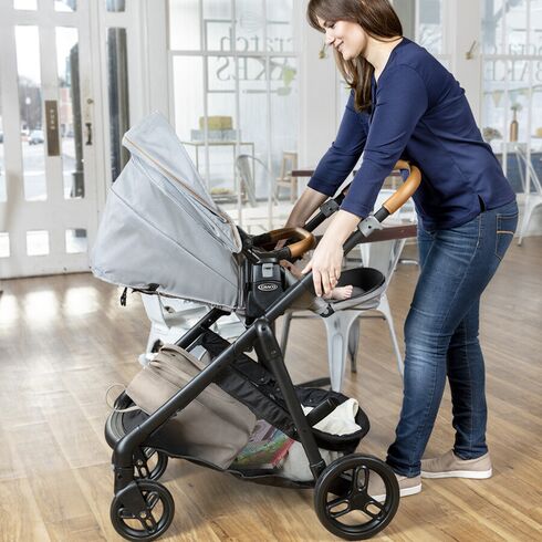 Carucior Graco Near2Me Steeple Grey, Culoare: Gri/Negru,poza 9