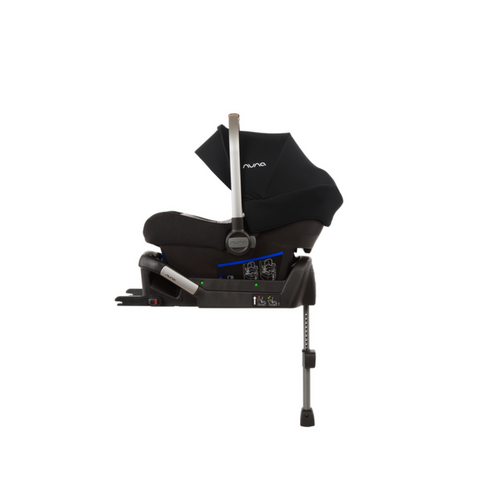 Scoica auto Nuna Pipa Lite Caviar + baza isofix, 0-13 kg, Culoare: Gri/Negru, Grupa: 0-13kg (0 luni - 12 luni)