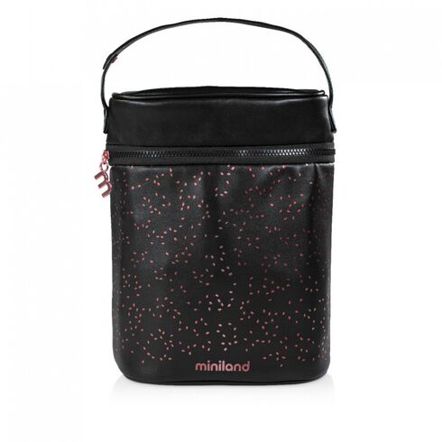 Gentuta Izoterma Dubla Rose Deluxe Miniland Baby, Culoare: Roz