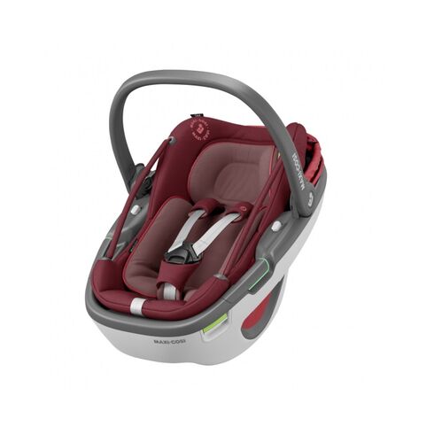 Scaun auto Maxi Cosi I-Size Coral+baza Familyfix3 Essential Red, Culoare: Rosu, Grupa: 0-13kg (0 luni - 12 luni)  - ExclusivMAG.ro