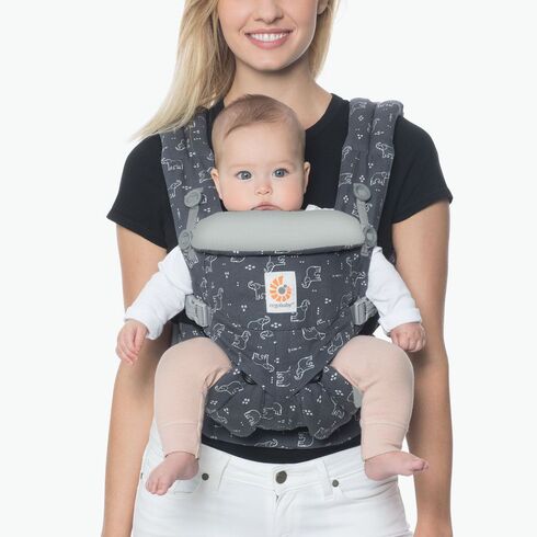 Marsupiu Ergobaby Omni 360 Trunks Up, Culoare: Gri - poza 4 - ExclusivMAG.ro