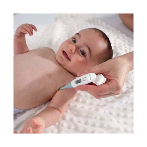 Set termometre Thermokit Azure Miniland Baby, Culoare: Turquoise,poza 3  - ExclusivMAG.ro Set termometre Thermokit Azure Miniland Baby, Culoare: Turquoise,poza 3