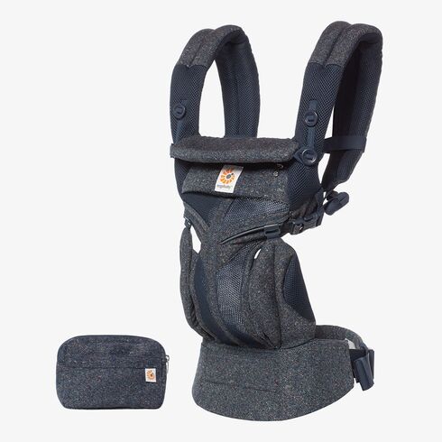 Marsupiu Ergobaby Omni 360 Cool Air Mesh Blue Tweed