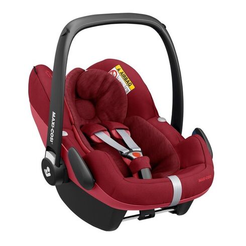Scaun auto Maxi Cosi Pebble Pro i-size si baza auto Familyfix3 Essential Red, Culoare: Rosu, Grupa: 0-13kg (0 luni - 12 luni)
