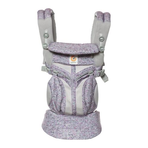 Marsupiu Ergobaby Omni 360 Cool Air Mesh Pink Digi Camo, pana la 20 KG, Culoare: Multicolor